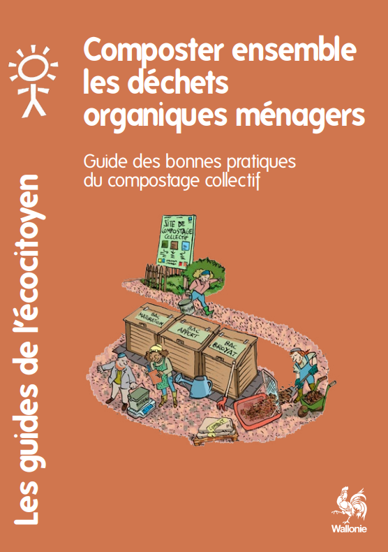 Couverture du 'Guide des bonnes pratiques du compostage collectif'